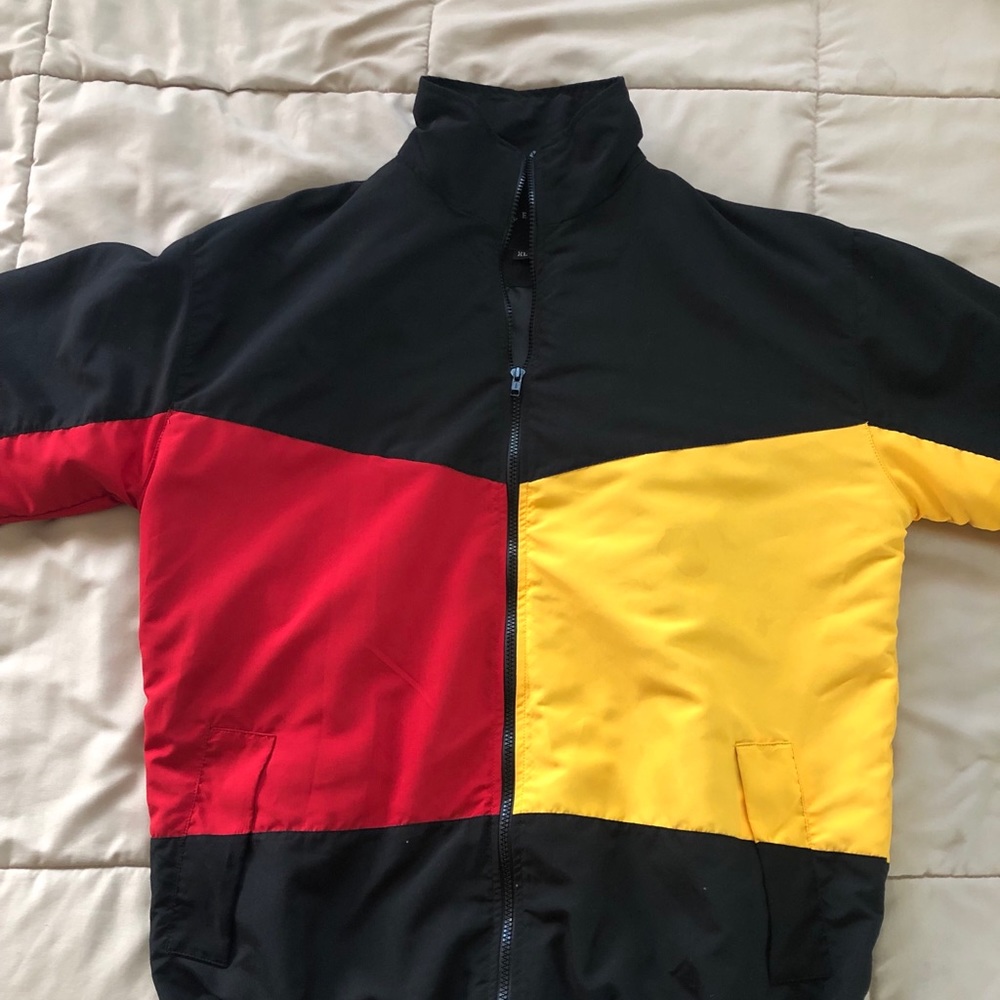Sleep Reflective Two Tone ZipUp Windbreaker